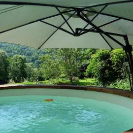 Calme, vue, espace et spa privatif