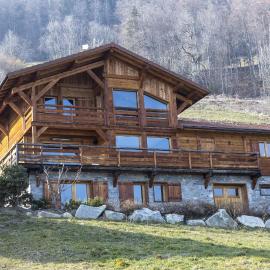 Chalet face au Mont Blanc wellnes, хотел в Саланш