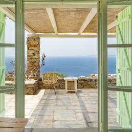 Casa Xyla-sunset view villa, Hotel in Melissaki
