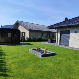 Ferienhaus am See mit Sauna