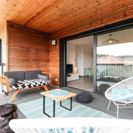 T3 Clim et Terrasse, Plage et Surf, hotel in Seignosse