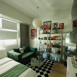 Biñan में, होटल Stylish Condo Near Mall with Pool & Netflix