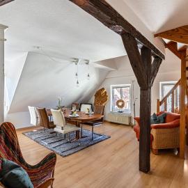 Blumenhaus-apartment Friedrichstadt, hotel i Frederiksstad
