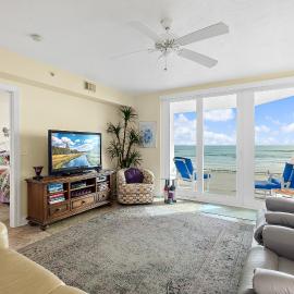 Oceanfront 2BR Condo Ponce Inlet Sleeps 6, hotel a Ponce Inlet