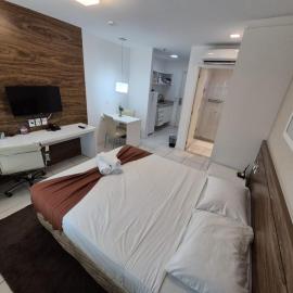 Flat bem localizado SHN | Garagem inclusa + wifi