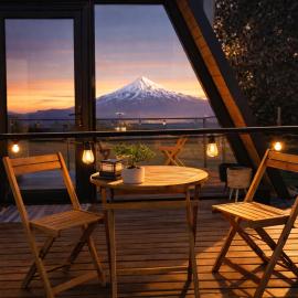 Cabaña Con Impresionante Vista Volcan y Lago AYUN LAFQUEN, hotel in Villarrica