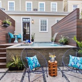 Luxe Duplex with Heated Pool Near River St