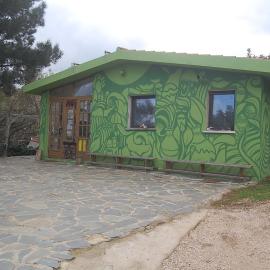 casa artistica vista mare in fattoria naturale