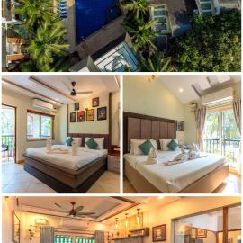 JAQK Holidays - Heritage Exotica Villa, hotel i Arpora