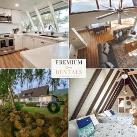 Magic North Shore Beach House 30 day rental PCC BY、ライエのホテル