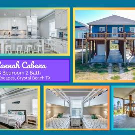 Hannah Cabana home, hotel in Crystal Beach
