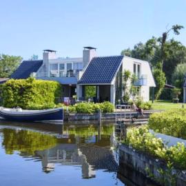 Panorama villa in Loosdrecht Lakes area