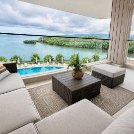 Ocean View 3BR Condo EscondidaPanama 306B Sleeps 7 Pool Marina, hotel en María Grande