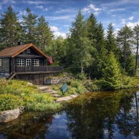 Holiday cottage with sauna close to Kjeragbolten-Bedding included, hotel v destinaci Tjørhom