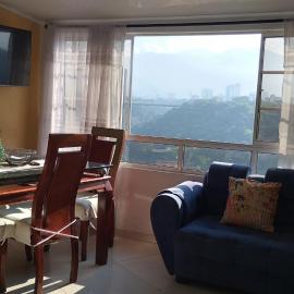 Apartamento con vista a la ciudad en barrio campo hermoso 301