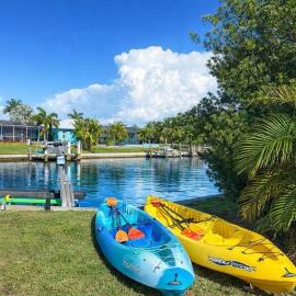 Waterfront Home with Kayaks Private Dock and Gulf Access Punta Gorda Isles