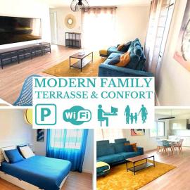 Modern family with Pilat view - AC and Parking NEW