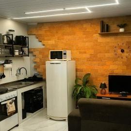 Loft moderno com ar-condicionado 1km da rodoviária