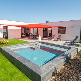 Villa 3 chambres avec piscine chauffée, résidence sécurisée, Les Mathes La Palmyre, 6 pers