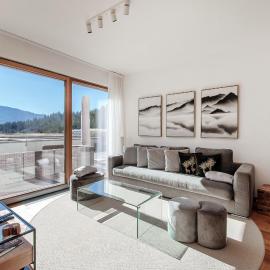 Laax Alpine Lodge by Quokka 360 - Stylish Apartment with Terrace and Stunning Mountain Views