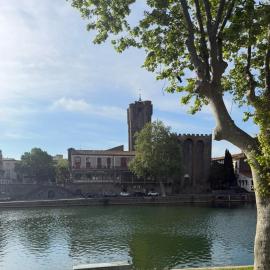Agde centre historique avec vue