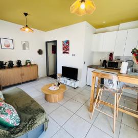 T2 neuf RDC, Terrasse, Parking privé, Calme