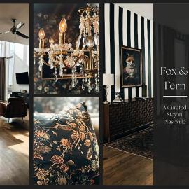 Fox n Fern Nashville - Rooftop Oasis with Fireplace - 4BR - Berry Hill, 12 South, The Gulch, Belmont, hotel in Nashville