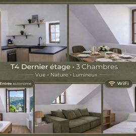 T4 Dernier étage 3 Chambres Vue nature Lumineux