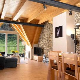 Val d'Aran: Apartamento abuhardillado con vistas
