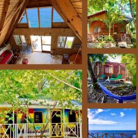SEA side cottages in TROPICAL garden: Oracabessa şehrinde bir otel