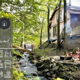 Le 14 Chalets Howard - Spa-Shower-Hammock-Bromont，布羅蒙的飯店