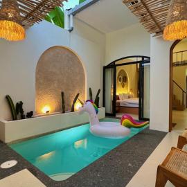 Numar Villas Jogja, hótel í Seturan