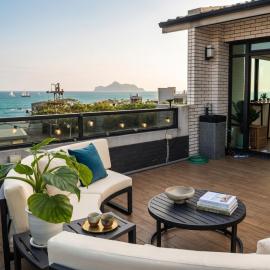 眺浪島海景民宿 Ocean Isle Inn 頭城海景住宿, hotelli Touchengissa