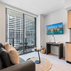 Downtown Condo with Den and Pool Access