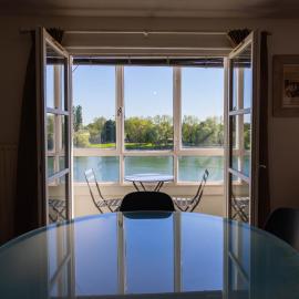 Appartement Quai Saône - Balcon vue Saône