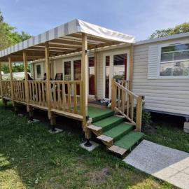 Mobil-home 208, 3 chambres, camping siblu 4 étoiles