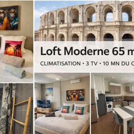 Loft Moderne rénové Clim Fibre 10 min centre à pied