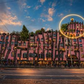 Castelletto - Das Schloss auf dem Dach der Grünen Zitadelle von Hundertwasser