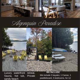 Waterfront Algonquin Retreat,Hot Tub & Sauna, hotel u gradu Barrys Bay