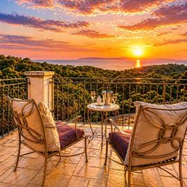 VILLA GEMINI Luxus und Meerblick Punta Križa, Hotel in Nerezine