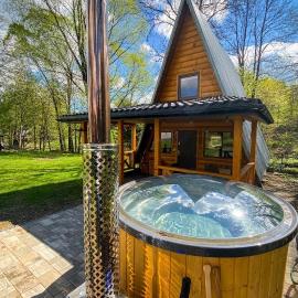 Bieszczadzki Reset A-Frame โรงแรมในบูโควิเอซ