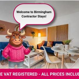 5 Bedroom House by NEC & HS2 with 9 Beds, 2 Baths & Large Driveway - Birmingham Contractor Stays