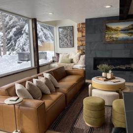 Luxury 4BR Riverfront Home with Hot Tub Near Ski