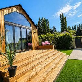 Cottage de luxe en bois, hotel in Longnes