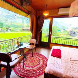 Happy Homestay Du Già BUNGGALOW, hotel a Du Gia