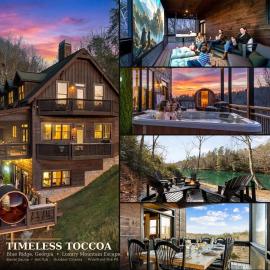 Timeless Toccoa - Riverfront, Sauna, Hot Tub, Cold Plunge, Pickleball