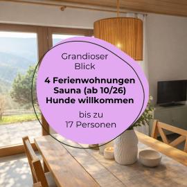 Kirchberg Apartments | Traumlage & Blick im Wald | Infrarotsauna | Hund