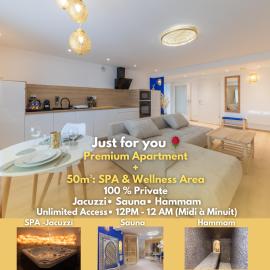 L'Andalouse - SPA Privatif - Jacuzzi Hammam Sauna