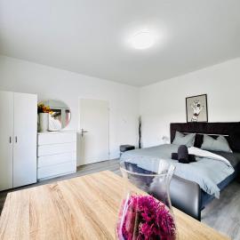 Cozy 2BR Apt & LR with Balcony Near Museum Gugging
