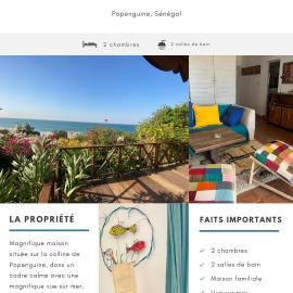 Villa Mouna, Hotel in Poponguine